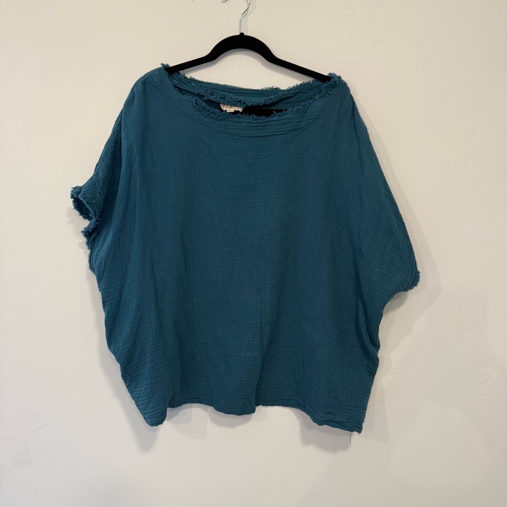 Elegant Teal Women's Blouse